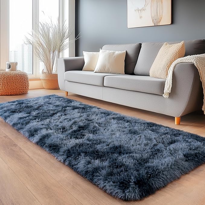 Upgrade Non-Slip Plush Rugs for Living Room, Soft Shaggy Carpets for Living Room - Image 2