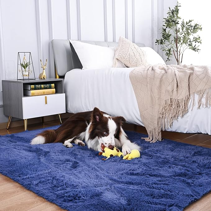 Merelax Modern Soft Fluffy Large Shaggy Rug - Image 4