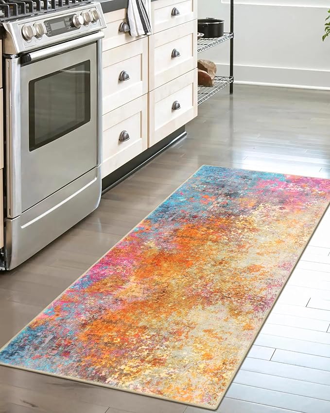 Lahome Modern Abstract Runner Rug by Lahome