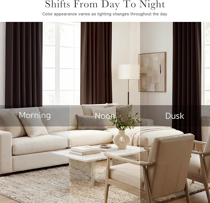Pony Dance Short Curtains for Bathroom Window, Small Half Drapes for Kitchen - Image 7
