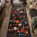 Tangsoo Runner Rug for Hallways Kitchen Rug, Non Slip 2x6 Washable Boho Floral by Tangsoo