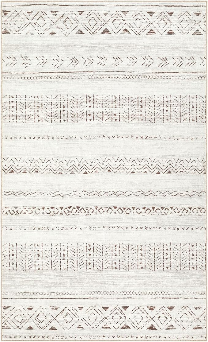 cotiled 3x5 Area Rug Living Room: Washable Boho Rugs - Image 6
