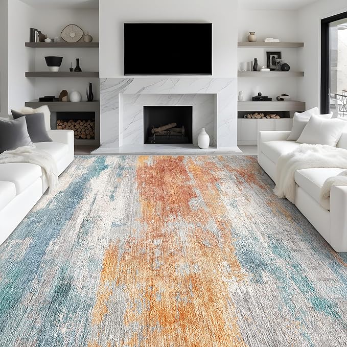 Area Rugs 9x12 Washable Rug by Puino