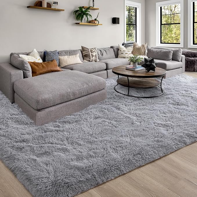 Merelax Soft Modern Indoor Large Shaggy Rug - Image 7