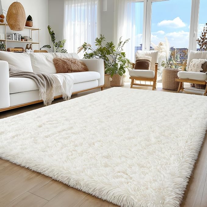 Area Rug for Living Room 6x9, Ultra Soft Shaggy Area Rugs for Bedroom, Upgrade - Image 6