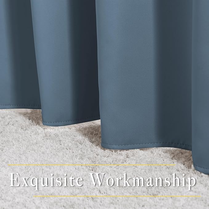NICETOWN Blackout Window Curtains & Drapes 72" Long - Image 6