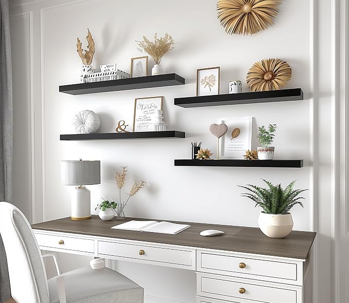 PHPH 24 Inch Wood Floating Shelves - Image 7