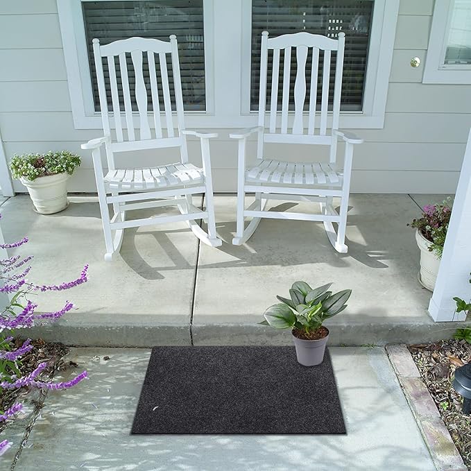 AAZZKANG Door Mat 2 Pack Non Slip Indoor Outdoor Doormat Utility Multi-Purpose - Image 4