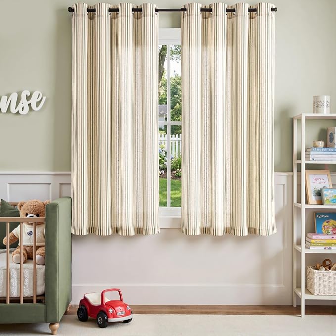jinchan Colorful Linen Curtains - Image 2