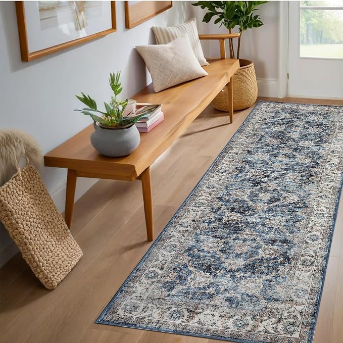 GarveeHome Washable Runner Rug 2.5x8 Vintage Carpet Runner - Image 7