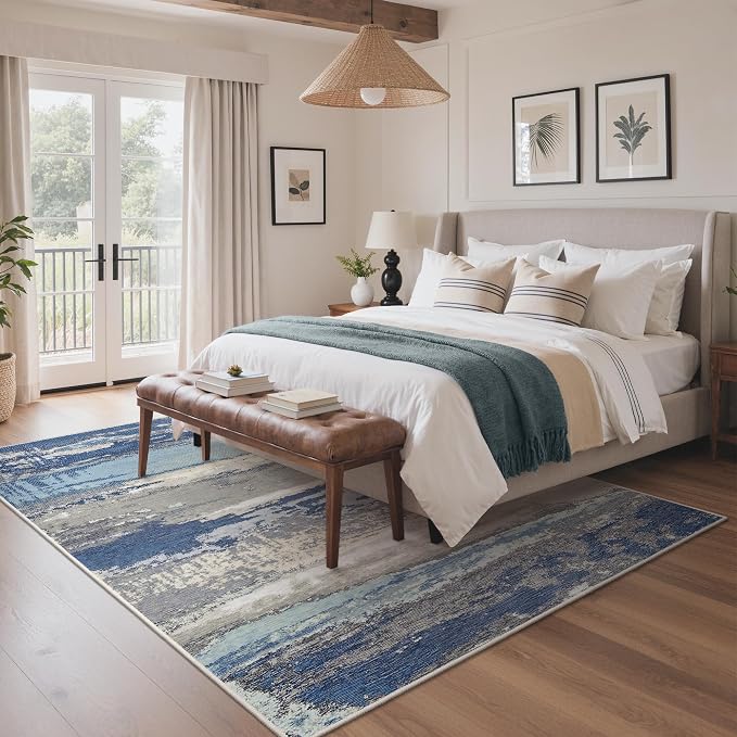 GENIMO 5X7 Washable Modern Area Rugs - Image 3