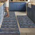Kitchen Rugs Sets of 2-Non Slip Kitchen Mats by BSICPRO