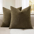MIULEE Coffee Couch Pillow Covers 18x18 Inch by MIULEE