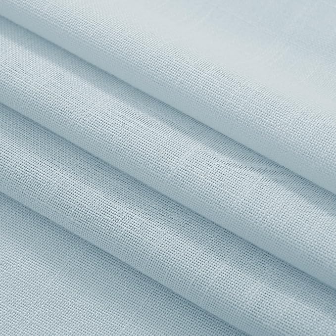 Sky Blue Curtains 96 inch Length - Image 6