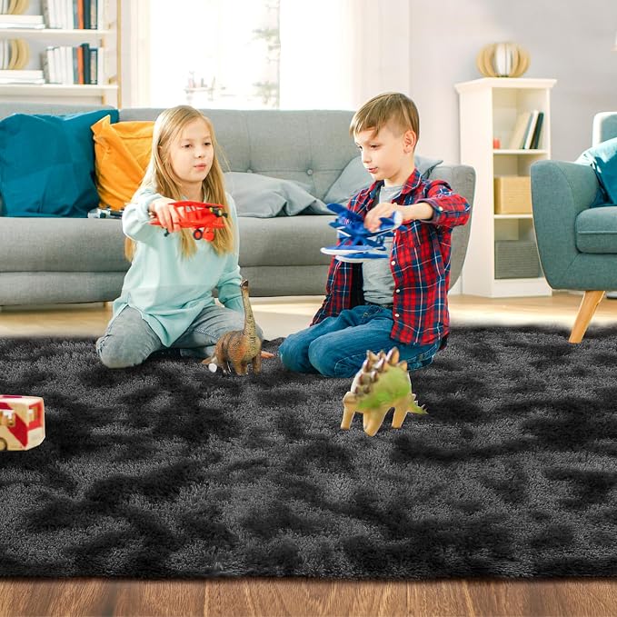CAROMIO Shaggy Area Rug 6' x 9' Modern Indoor Plush Fluffy Rugs Soft and Comfy - Image 6
