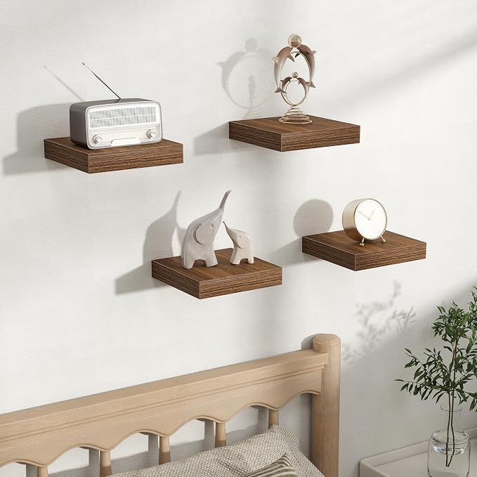 Fun Memories Rustic Wood Floating Shelves - Image 5