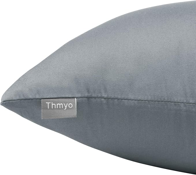 4-Pack 100% Cotton Lumbar Comfortable Solid Decorative Throw Pillow Case - Image 8