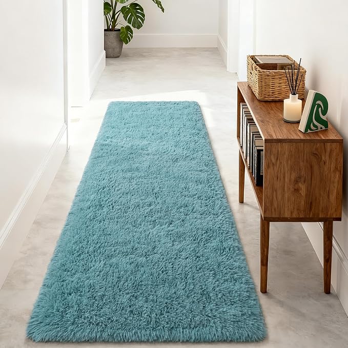 Merelax Soft Fluffy Rugs for Bedroom Living Room, 2x6 Hallway Runner Rugs - Image 3
