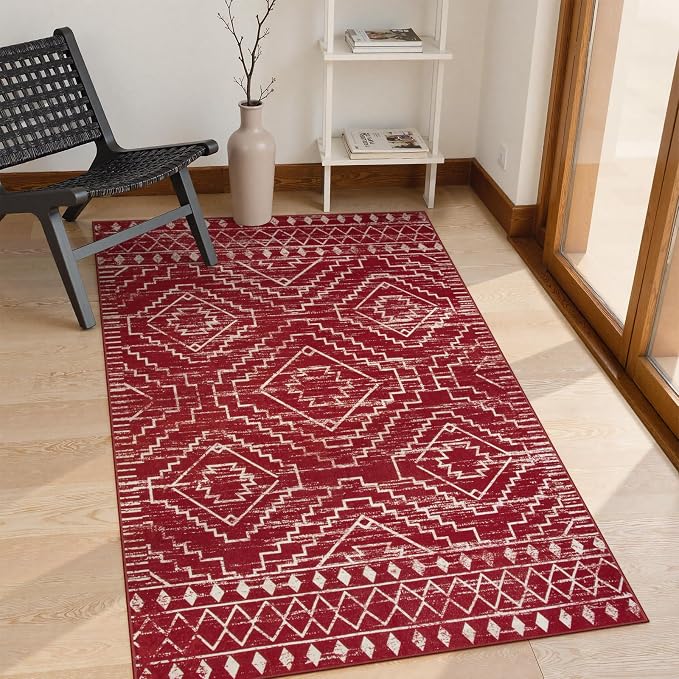 Wonnitar Moroccan Washable 3x5 Rug by Wonnitar