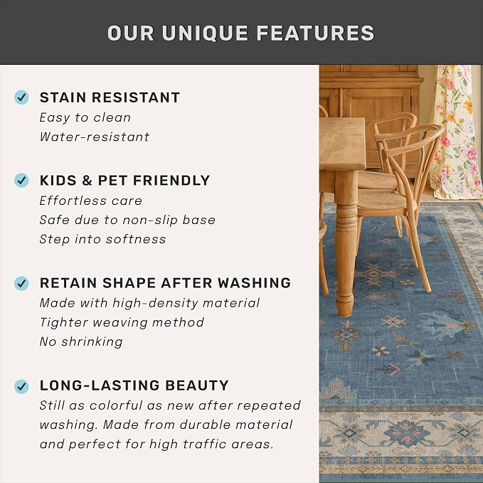 Hazo Haus Boho 8x10 Large Area Rugs - Image 7