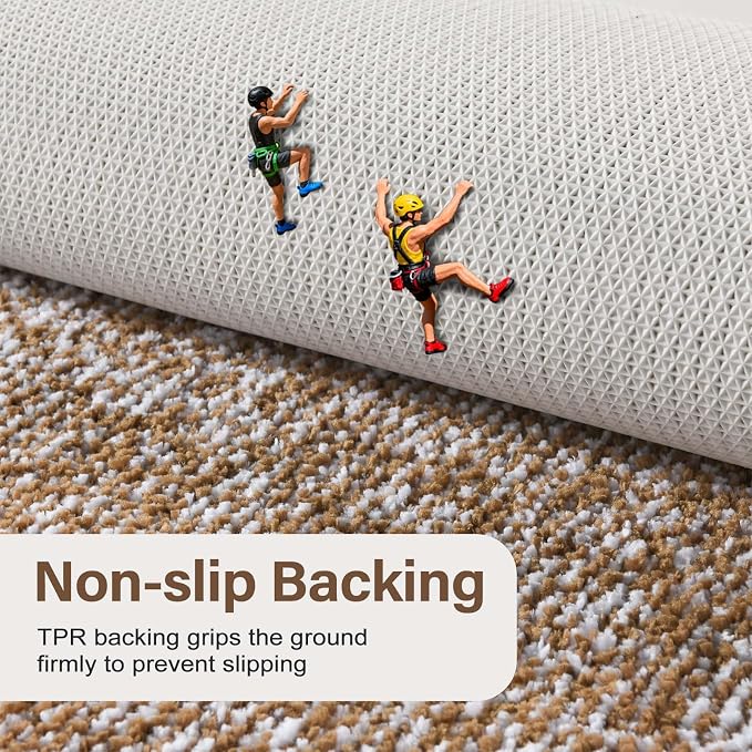 60x24 Long Bathroom Rugs Washable Non Slip, Coffee Bath Mat - Image 5