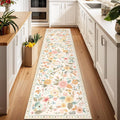 RELEANY Floral Nursery 2x8 Area Rugs Washable Print Boho Cute Carpet Non Slip by RELEANY