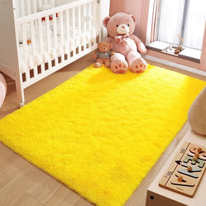LOCHAS Ultra Soft Indoor Modern Area Rugs Fluffy Living Room Carpets - Image 2