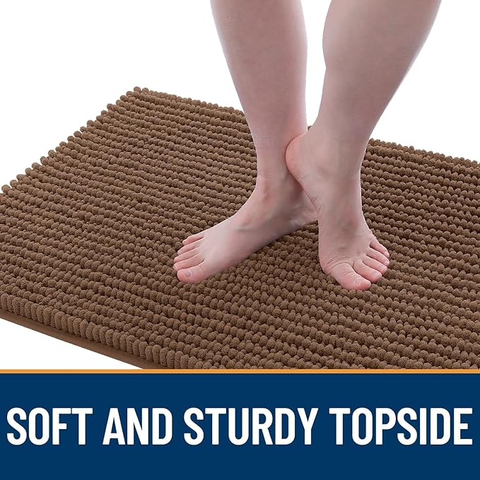 OLANLY Dog Door Mat for Muddy Paws 59x24, Ultra Absorbent Chenille Mud Doormat - Image 3