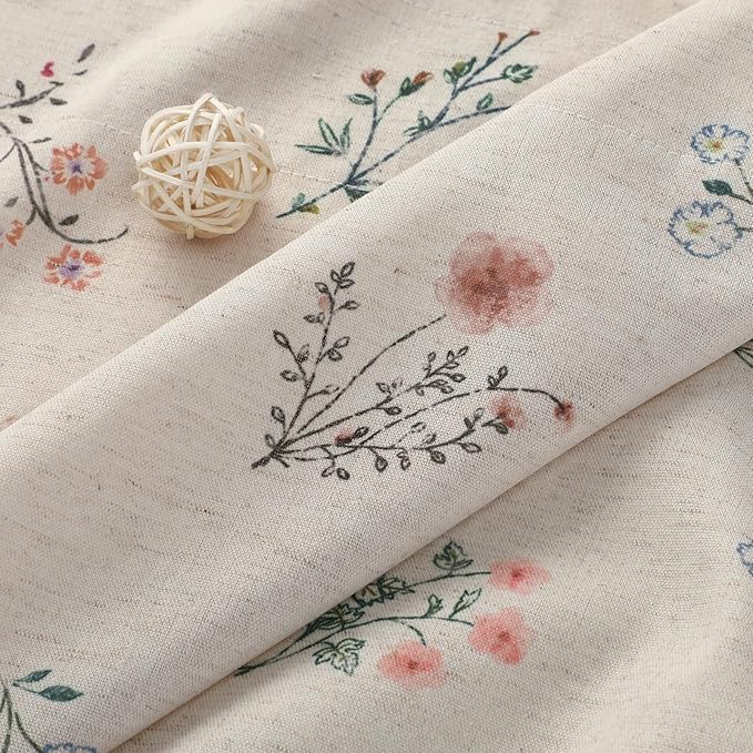 Kitchen Valances for Windows, Country Farmhouse Cottage Rustic Vintage Floral - Image 3