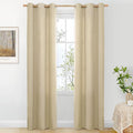 BGment Sand Beige Linen Curtains by BGment
