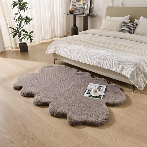 1700GSM Fuzzy Faux Sheepskin Fur Area Rug, Extra Soft Faux Fur Mat, Fluffy by Animebody