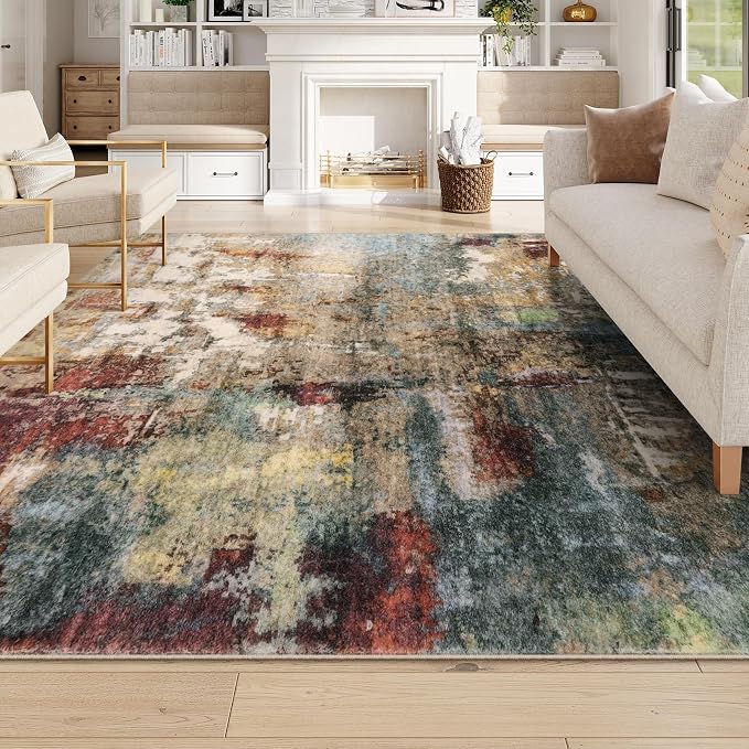 Lahome Modern Abstract 9x12 Area Rugs - Image 7