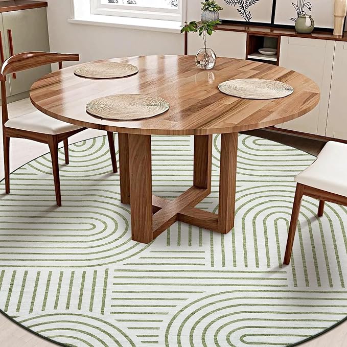 ROYHOME Washable Rug 4ft Area Rugs - Image 2