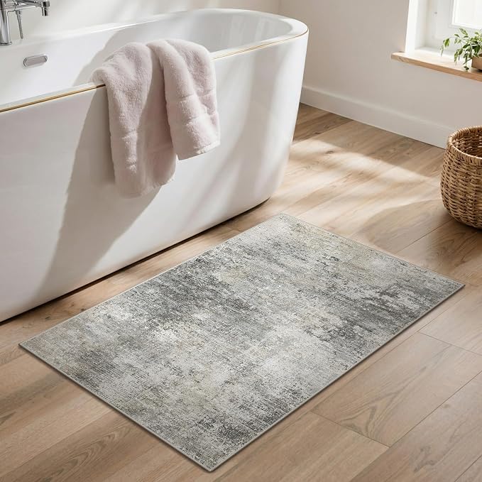 GENIMO 2x3 Rugs for Entryway Entrance, Modern Machine Washable Rug Ultra Soft - Image 4
