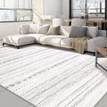 Nakagishi 7x10 Area Rug Living Room: Washable Boho Large Neutral Soft Farmhouse by NakagishiAreaRug
