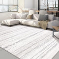 Nakagishi 5x8 Area Rug Living Room: Washable Boho Large Neutral Soft Farmhouse by NakagishiAreaRug