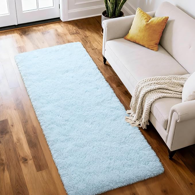 Merelax Soft Fluffy Rugs for Bedroom Living Room, 2x6 Hallway Runner Rugs - Image 7