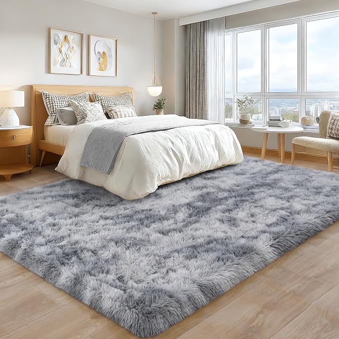 Area Rugs 9x12 Living Room, Ultra Soft Shaggy Fluffy Rug - Image 7