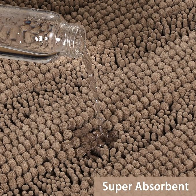 Turquoize Luxury Chenille Bath Rug - Image 5