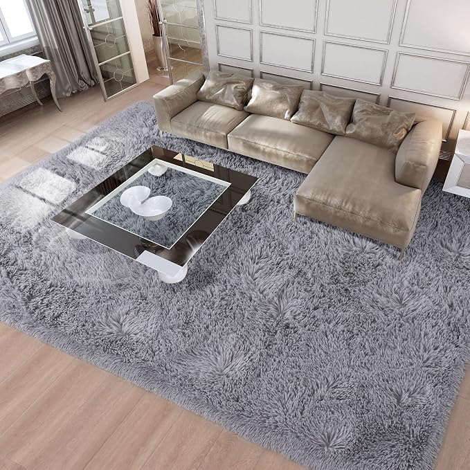 Merelax Soft Modern Indoor Large Shaggy Rug - Image 5