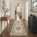 GENIMO 2x5 Runner Rugs for Hallway, Machine Washable Non Slip Vintage Rugs by GENIMO