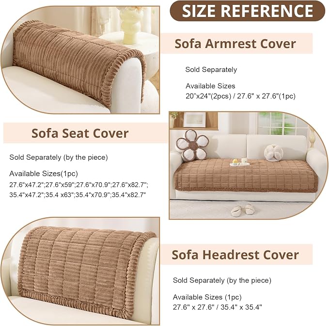 OstepDecor Washable Couch Cover - Image 3