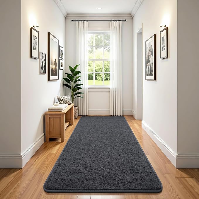 Soft 2x8 Runner Rugs for Bedroom Hallway, Non Slip Long Runners for Kitchen - Image 2