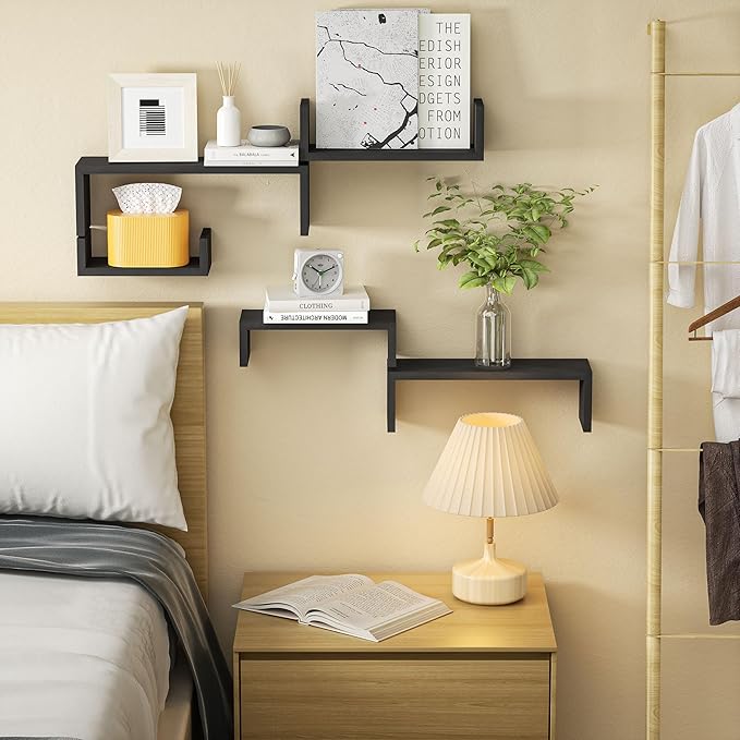 SRIWATANA Floating Shelves for Wall, Wall Shelves for Bathroom, Living Room - Image 3
