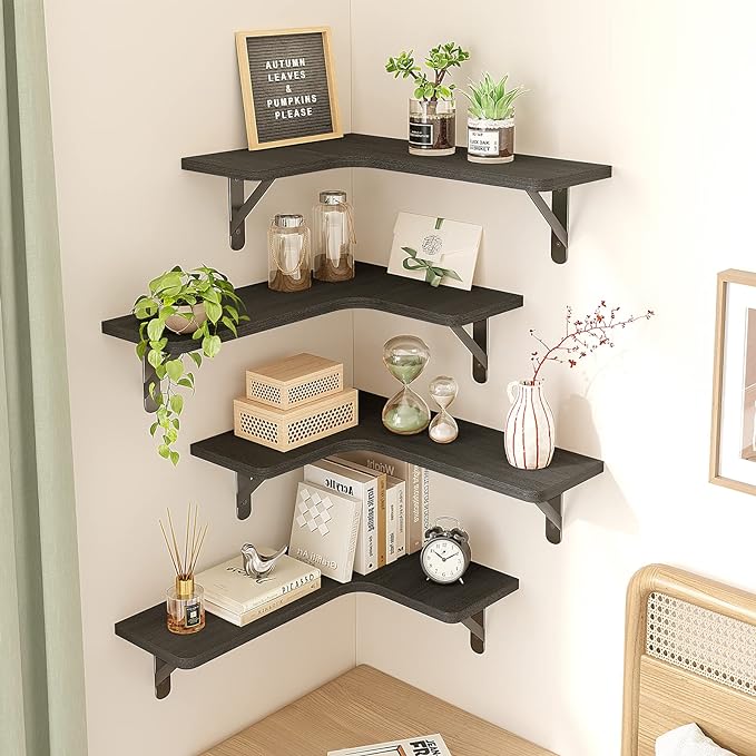 Fixwal Corner Shelves Floating Shelves - Image 2