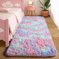 Amdrebio Rainbow 2x6 Runner Area Rugs by Amdrebio