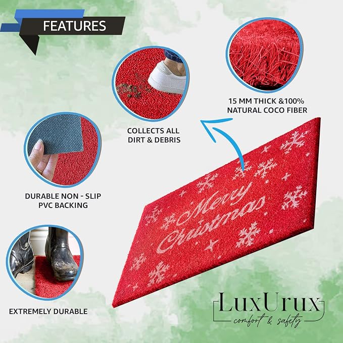LuxUrux Premium Christmas Door Mat Outdoor - Image 4