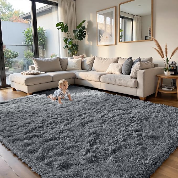 yongyangjuxin Fluffy Rug Shaggy Area Rug, Large Shag Area Rugs - Image 2