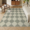 Beeiva Checkered Print 5x7 Rugs by Beeiva