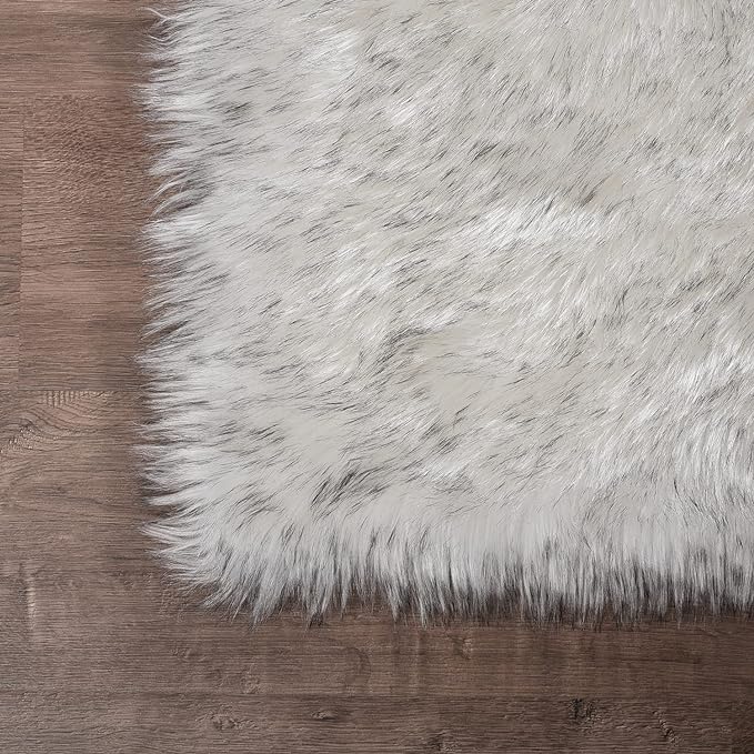 Latepis 6x9 Faux Sheepskin Rug for Living Room Fluffy Washable Rugs for Bedroom - Image 7